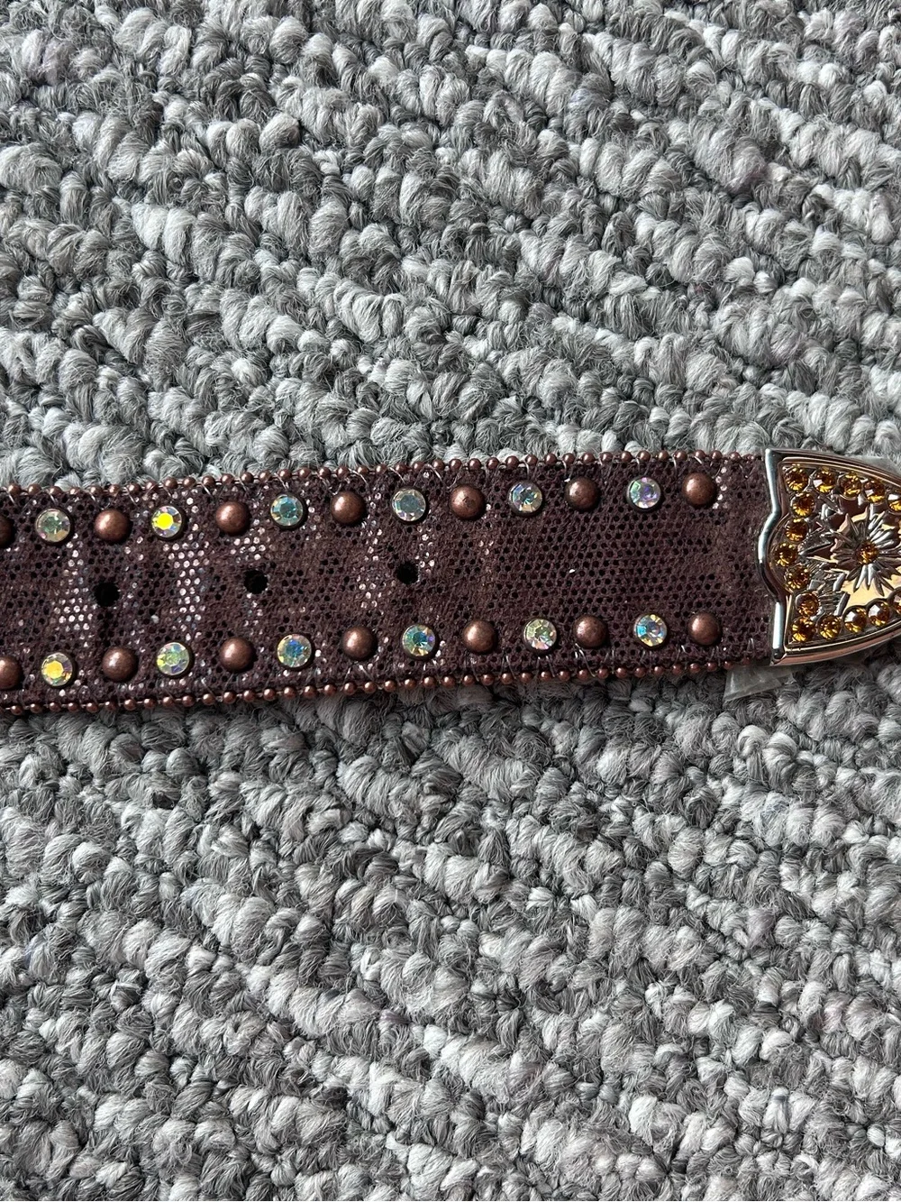 Embellished Brown Women’s Fashion Belt